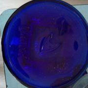 Lot de 6 verres pied bleu
