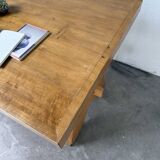 Table, mobilier de montagne en hêtre, 1950