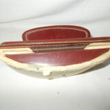 Stitched leather blotting pad