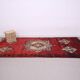 Burgundy Vintage Moroccan Rug 160 x 350 cm - Berber Wool Rug - Handmade rug