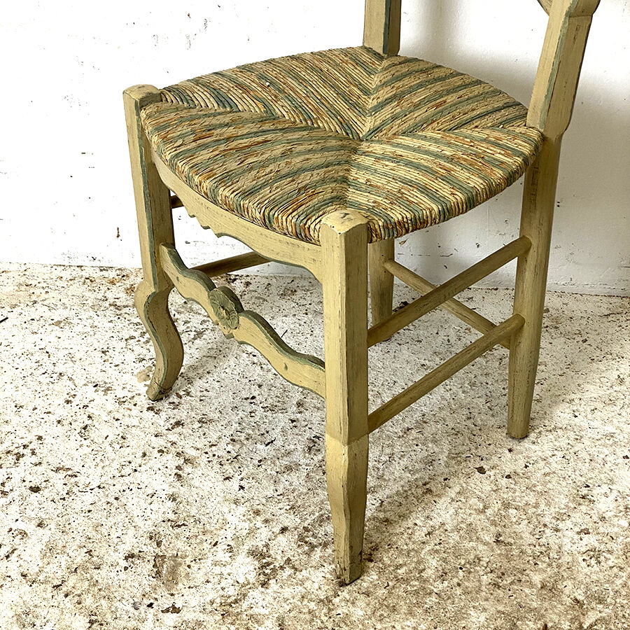 Mulched Provencal chair