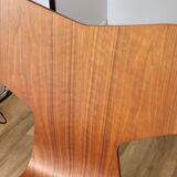 Chaise Arne Jacobsen Grand Prix en noyer Republic of fritz hansen