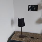 Lamp, black lampshade