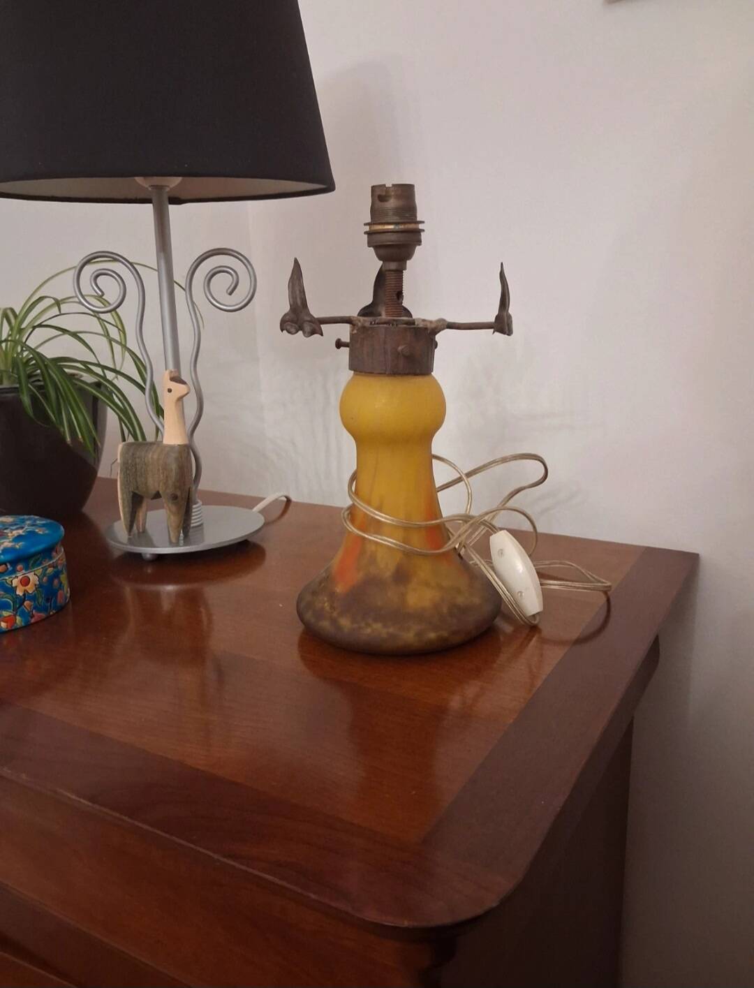 Pied de lampe Muller Frères authentique TBE