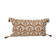 Housse de coussin ottoman style ikat beige / ocre havane - 30 x 50