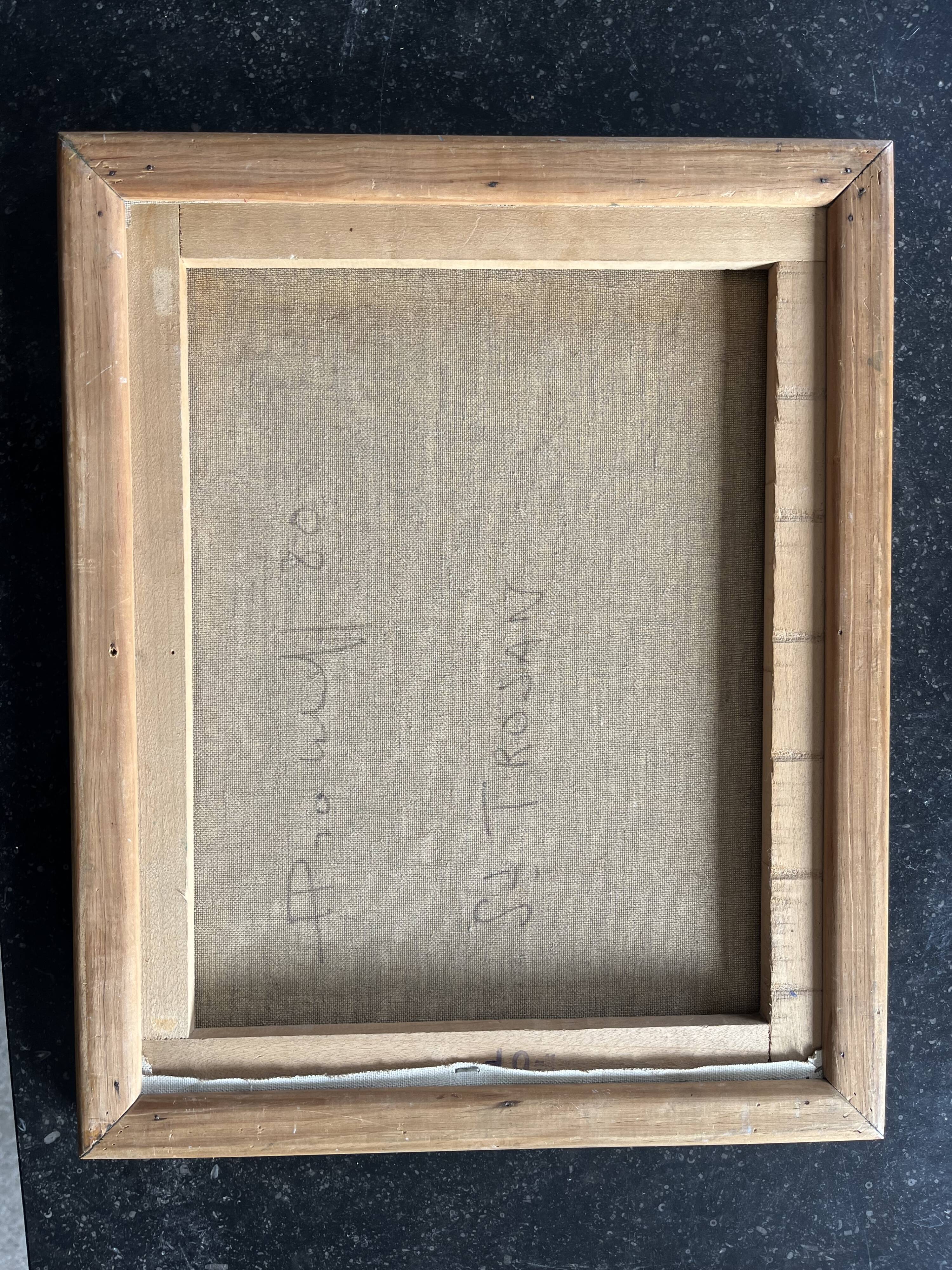 Tableau port de Saint-Trojan – Ariane Prokhoroff – oil on canvas signed