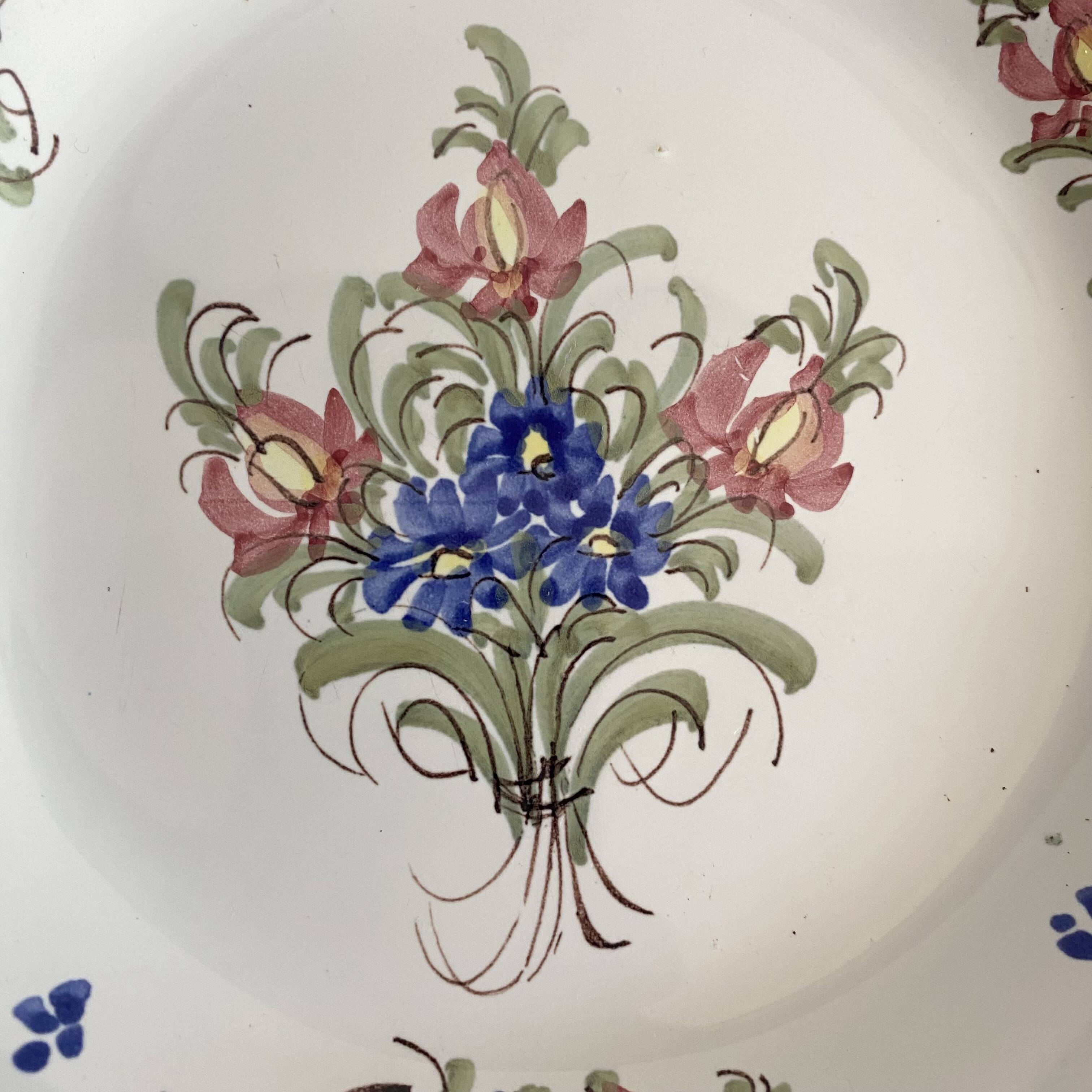 Old Martres Tolosane dessert plates