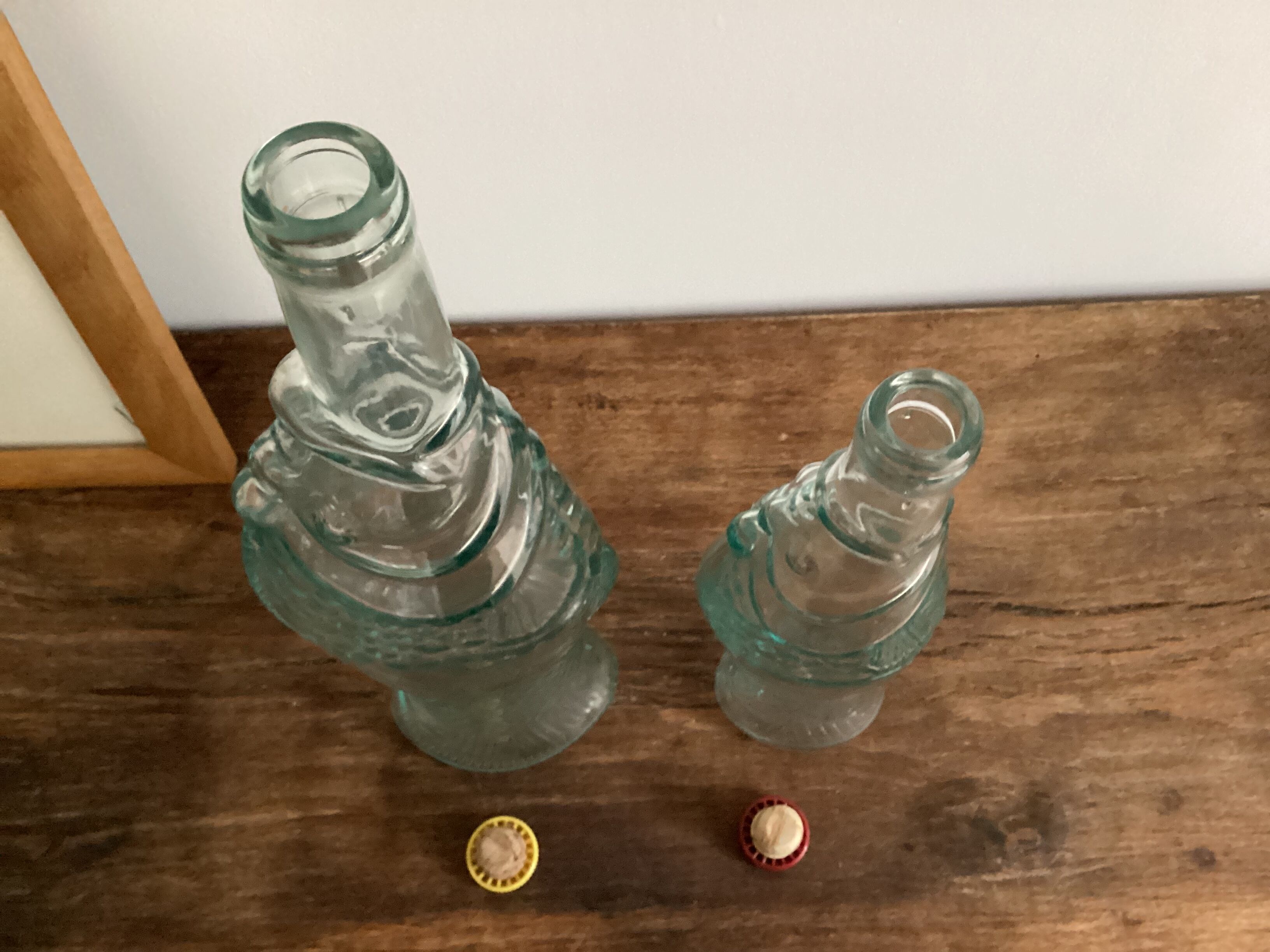 2 fish bottles