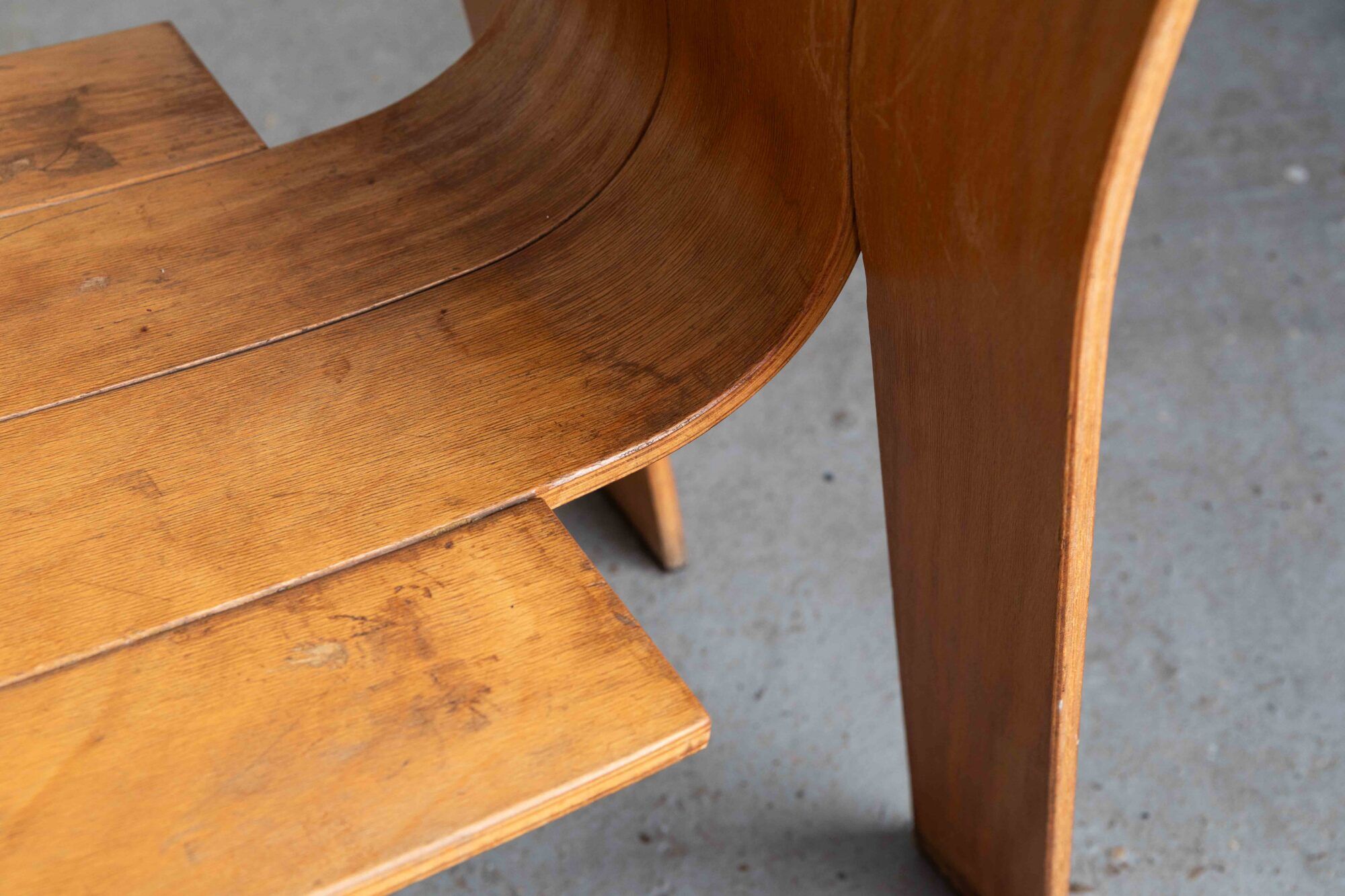 Set of 8 'Strip' dining chairs by Gijs Bakker