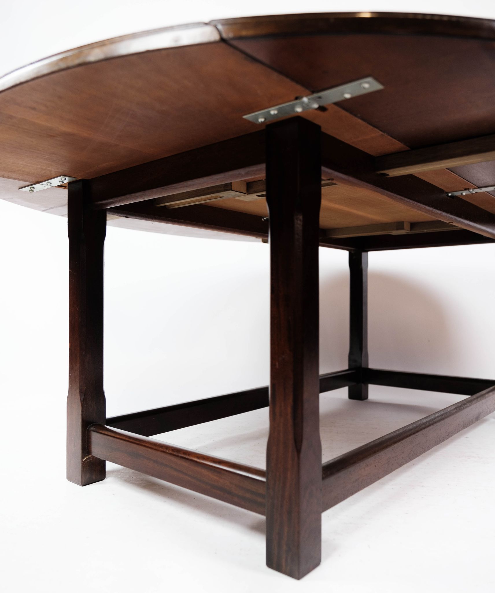 Table basse en acajou avec extensions, années 1930