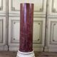 Pink marble column on a Carrara white base circa 1880