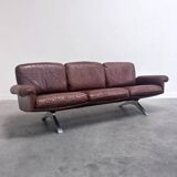 Cognac leather De Sede DS31 sofa, 1970s