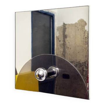Patère miroir style Space Age Italie Année '70