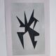 Modern geometric painting