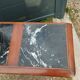 Bedside console old marble top Louis XVI style