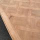 Louis XV extendable dining table from the 20th century, renovated in cherry wood, 140-240cm.