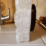 Textured glass ceiling lamp