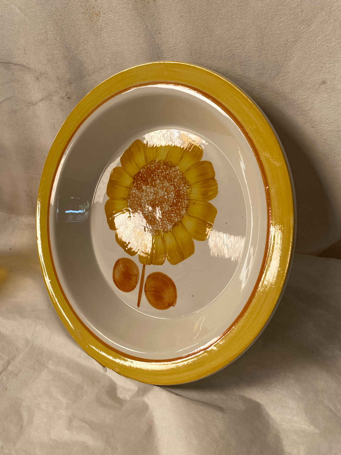 Serving dish Digoin Sarreguemines