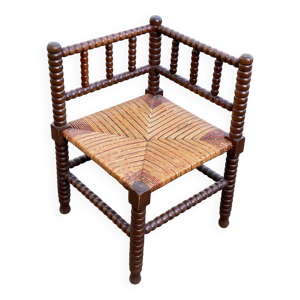 Chaise d'angle en bois