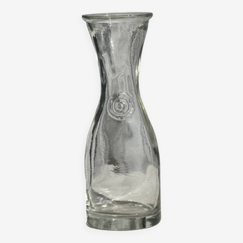 Carafe minimaliste vintage motif circulaire H:22