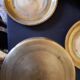 Lot de sous verres en laiton