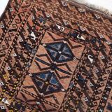 Antique carpet Afghan Baluch handmade 108cm x 144cm 1910s