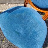 Pair of colorful medallion armchairs