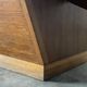 2 Showcases furniture of loom with drawers oak wood jewelry Art Deco 1930' compass feet