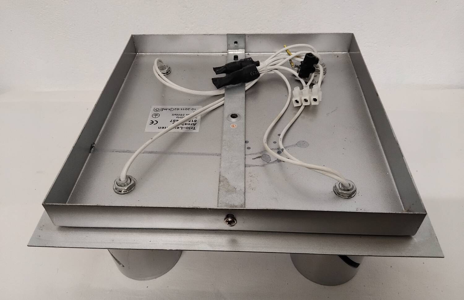 Paire de plafonnier en métal