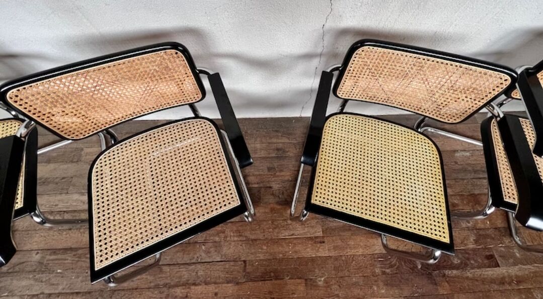 Pair of Cesca armchairs by Marcel breuer