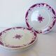 4 flat plates in iron earth from the Moulin des Loups and hamage, Madeleine model 2106197