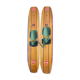 Pair of wooden water skis