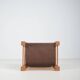 Double magazine holder in wood with linen, 1960s