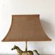 Lampe cheval années 60-70