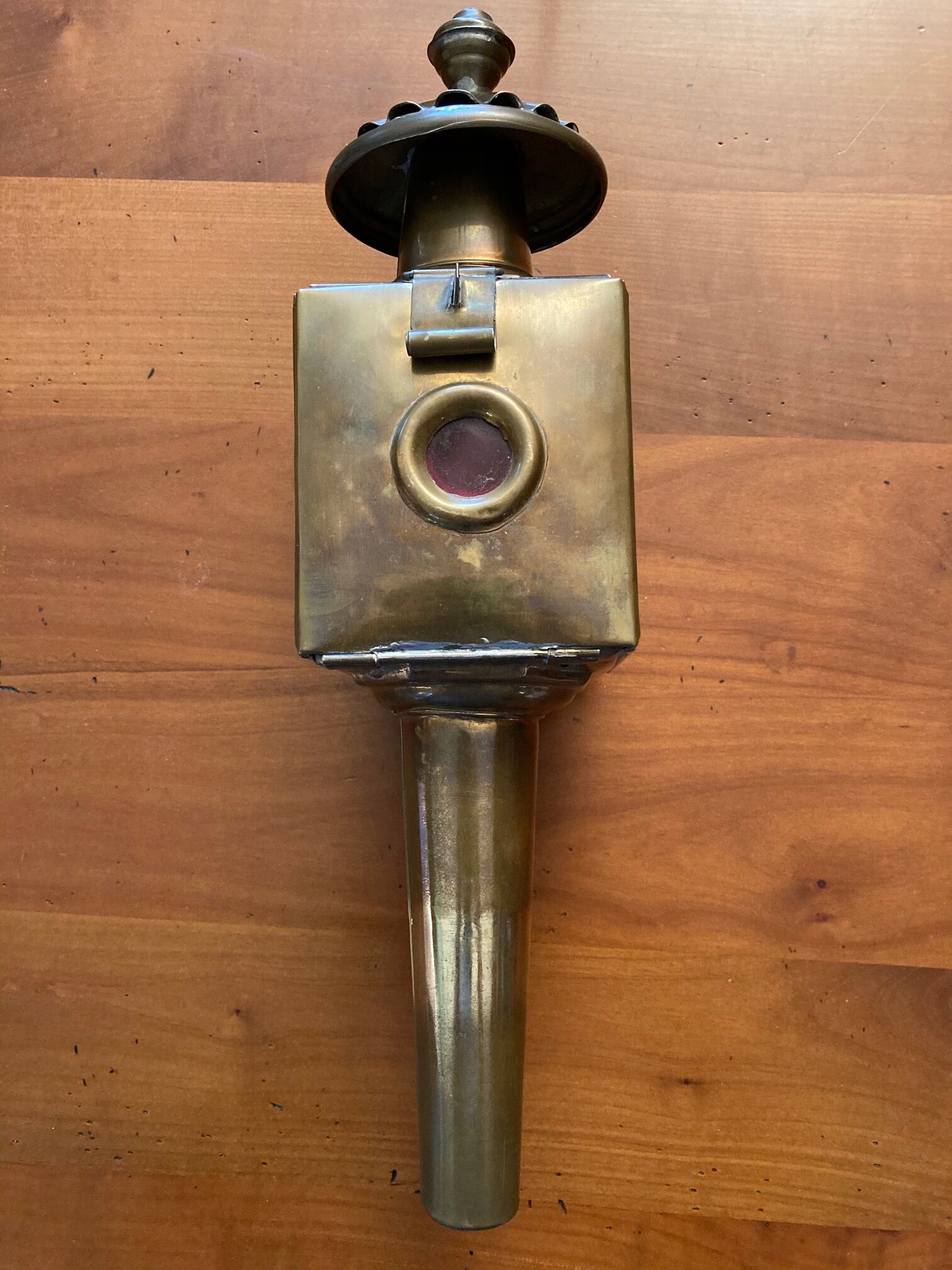 Copper fiacre lantern