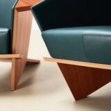 Frank Lloyd Wright Pair of Taliesin 1 Lounge Chairs for Cassina 1949/2018