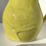 Yellow pitcher bird earthenware Vercor light relief