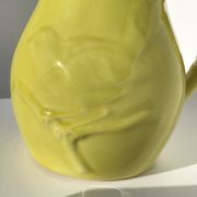 Yellow pitcher bird earthenware Vercor light relief