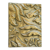 Folia Solaire, bas-relief floral, finition laiton