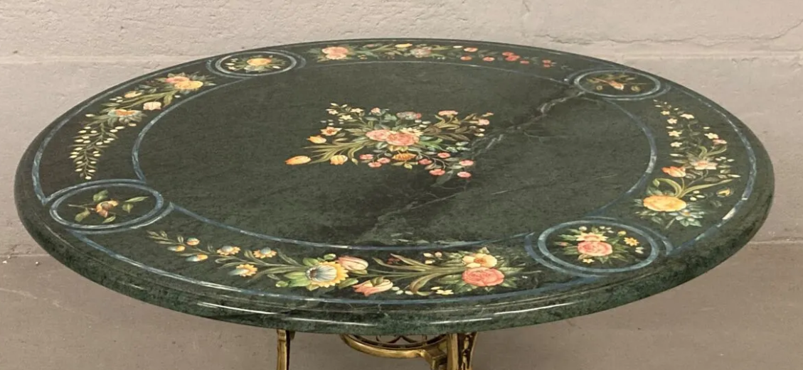 Great Italian table Scagliola