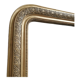 Mirror 99 x 72 cm gilded Louis Philippe old