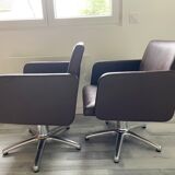 Paire de fauteuils de coiffeur