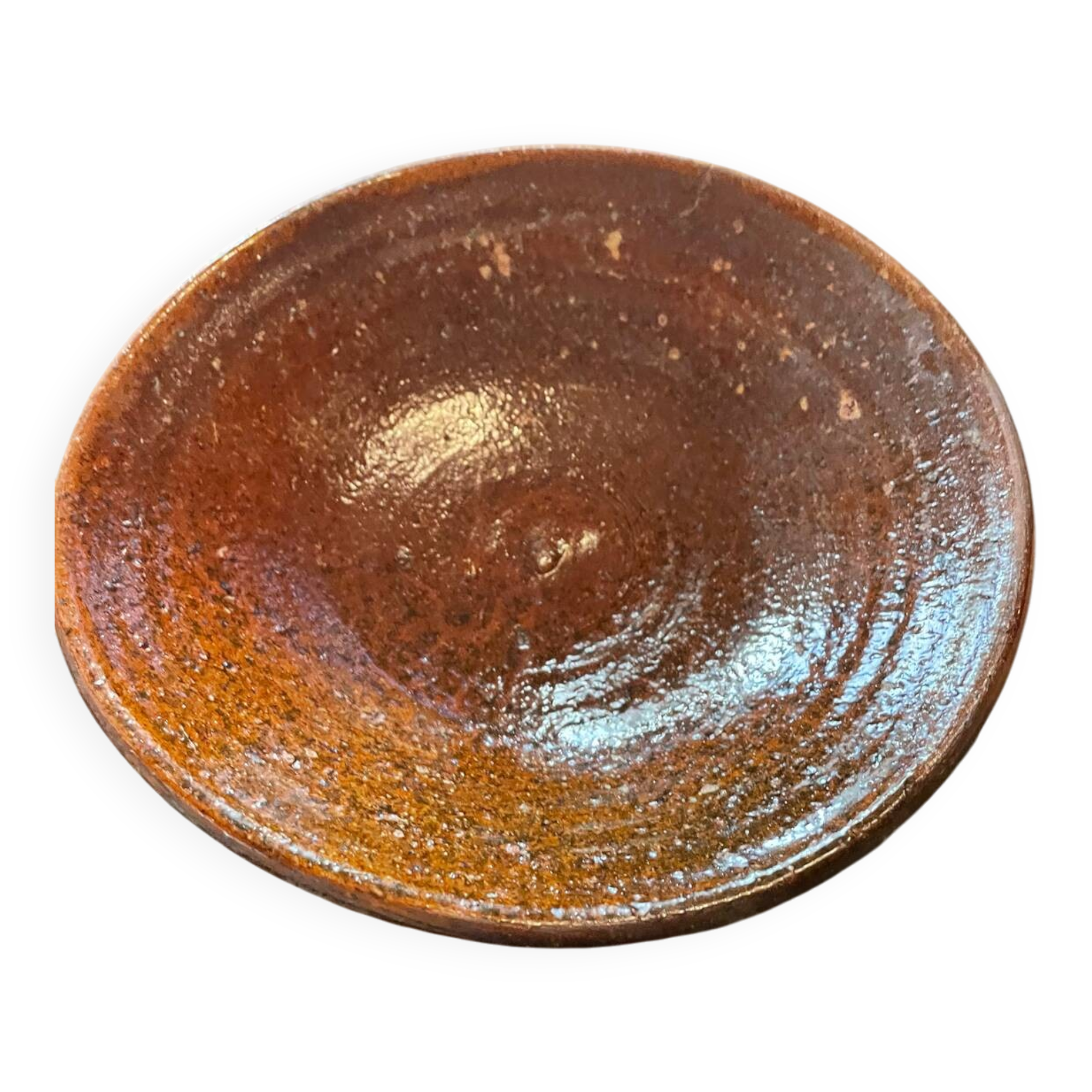 Two glazed earthenware dishes, Tian Provençal pottery.