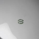 3 vintage flat plates with scallop shells, fine Limoges porcelain