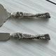 Silver-plated knife and cake server set