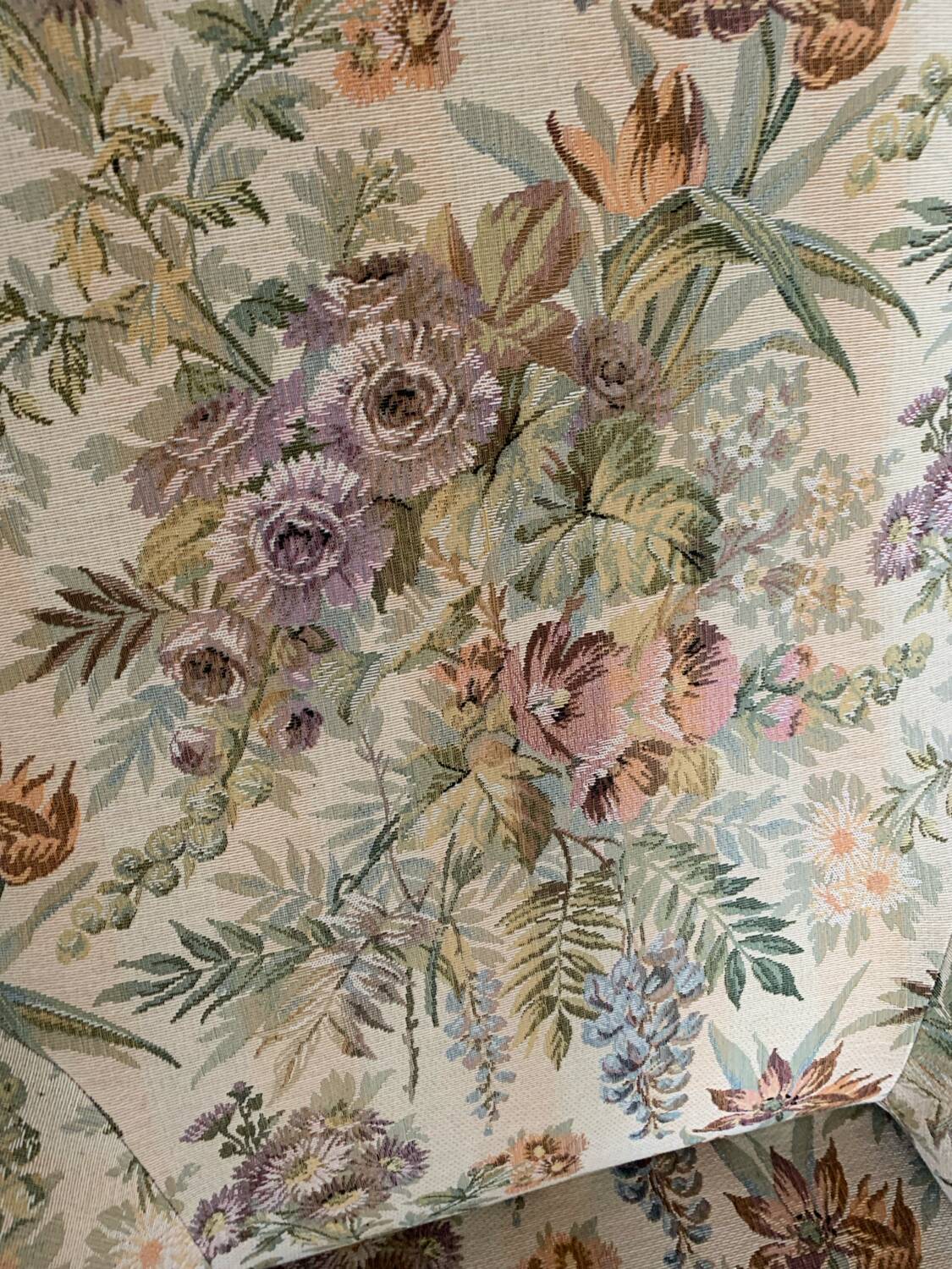 Chic bohemian floral armchair