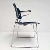 Matrix Krueger chair with armrests by Thomas Tolleson, 1970s