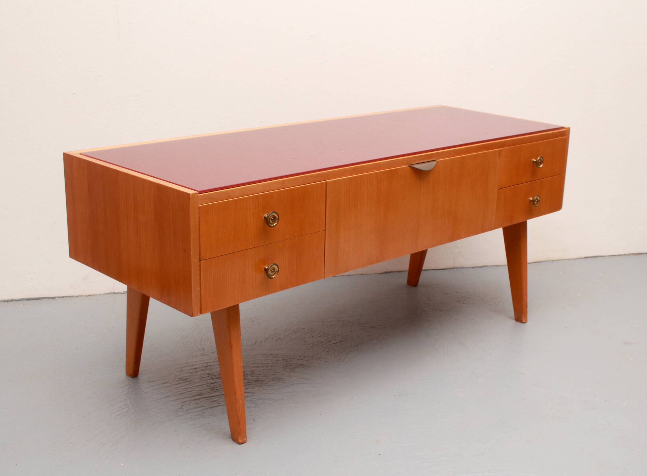 1950s chest of drawers in cherrywood by WK