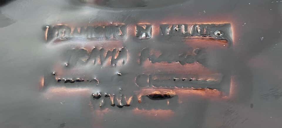 Yellow, orange, white and brown glazed ceramic bowl Vallauris, 70s, France