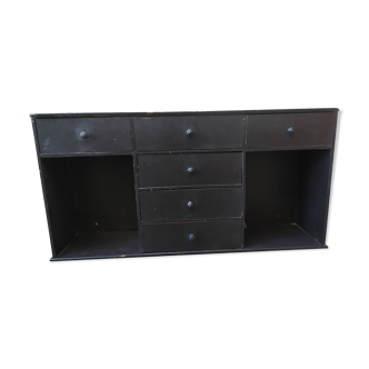 Furniture with black drawers